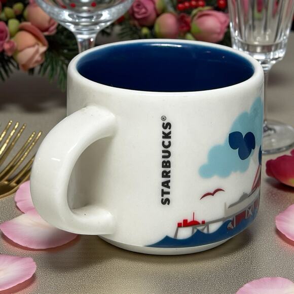 Starbucks You Are Here England Mug Ornament 2oz Espresso Mini EUC - Picture 5 of 7